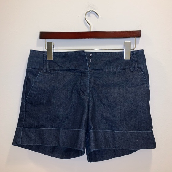 Express Dark Blue Jean shorts size 2 - Picture 2 of 11